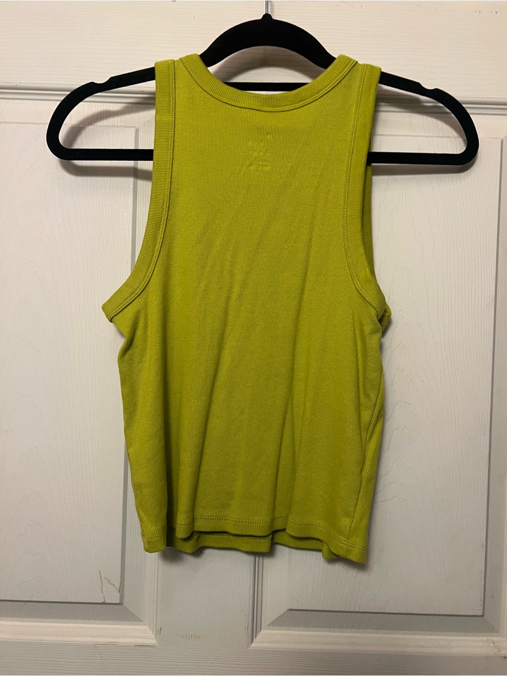 a new day Lime Green Ribbed Tank Top with a Starfish embroidered - Picture 2 of 3